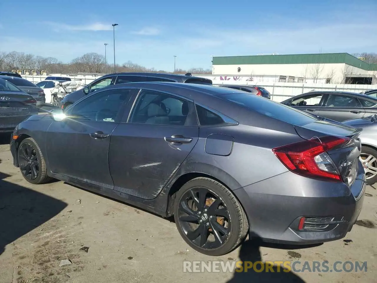 2 fotografías del automóvil dañado 2HGFC2F89LH542256 HONDA CIVIC 2020