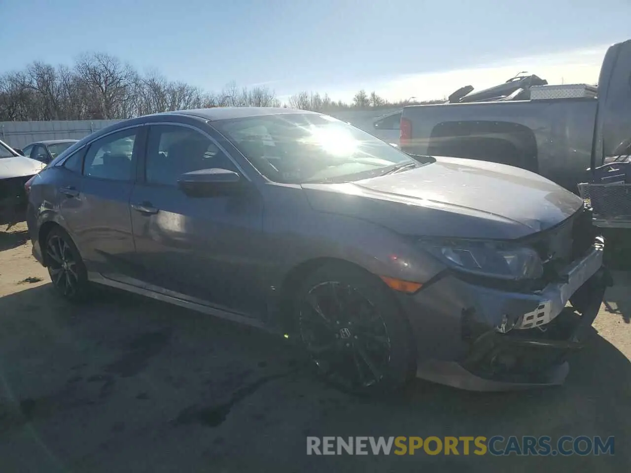 4 fotografías del automóvil dañado 2HGFC2F89LH542256 HONDA CIVIC 2020