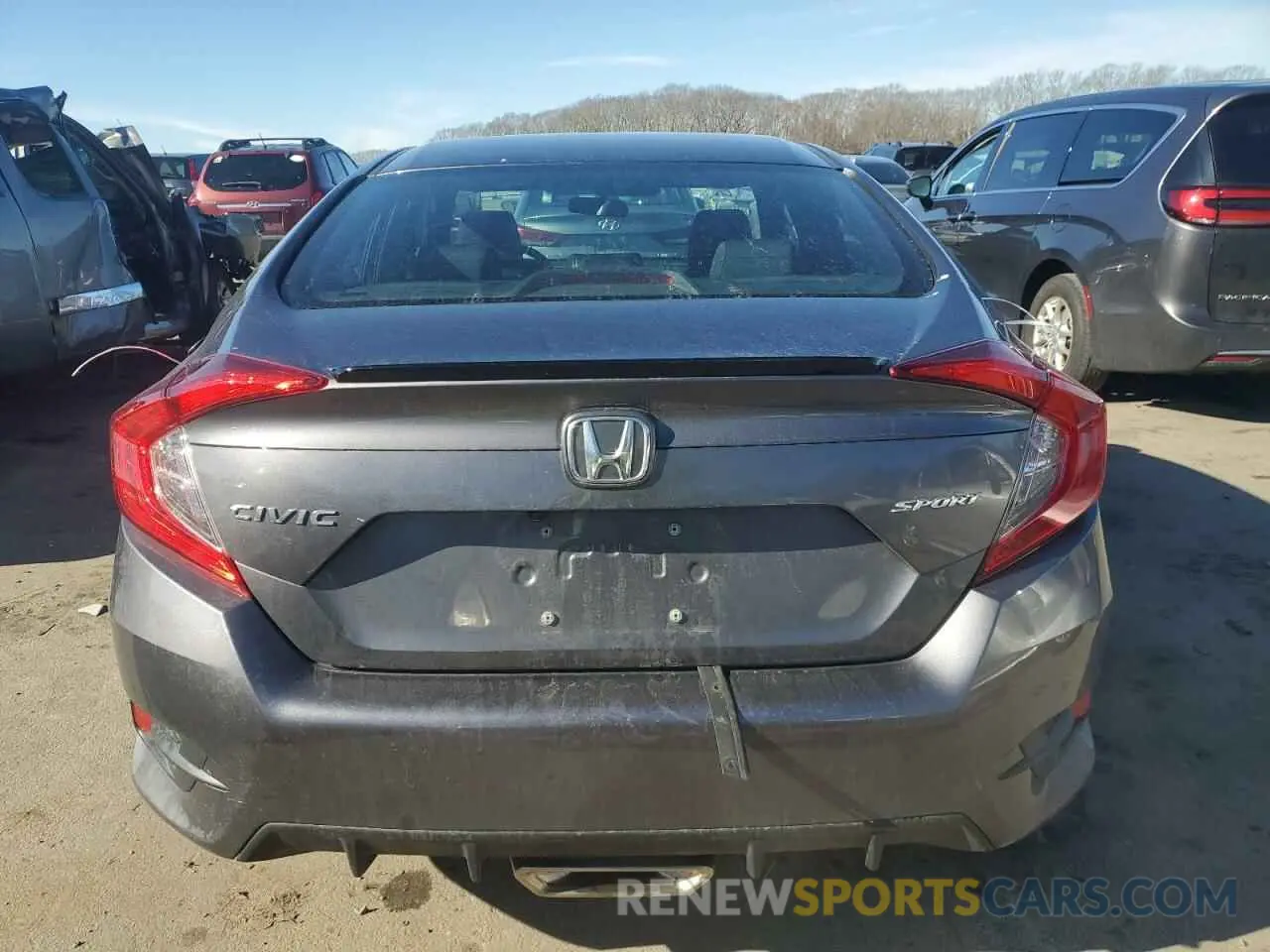 6 fotografías del automóvil dañado 2HGFC2F89LH542256 HONDA CIVIC 2020
