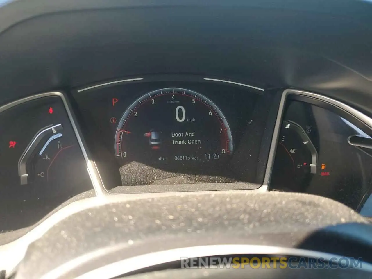 9 fotografías del automóvil dañado 2HGFC2F89LH542256 HONDA CIVIC 2020