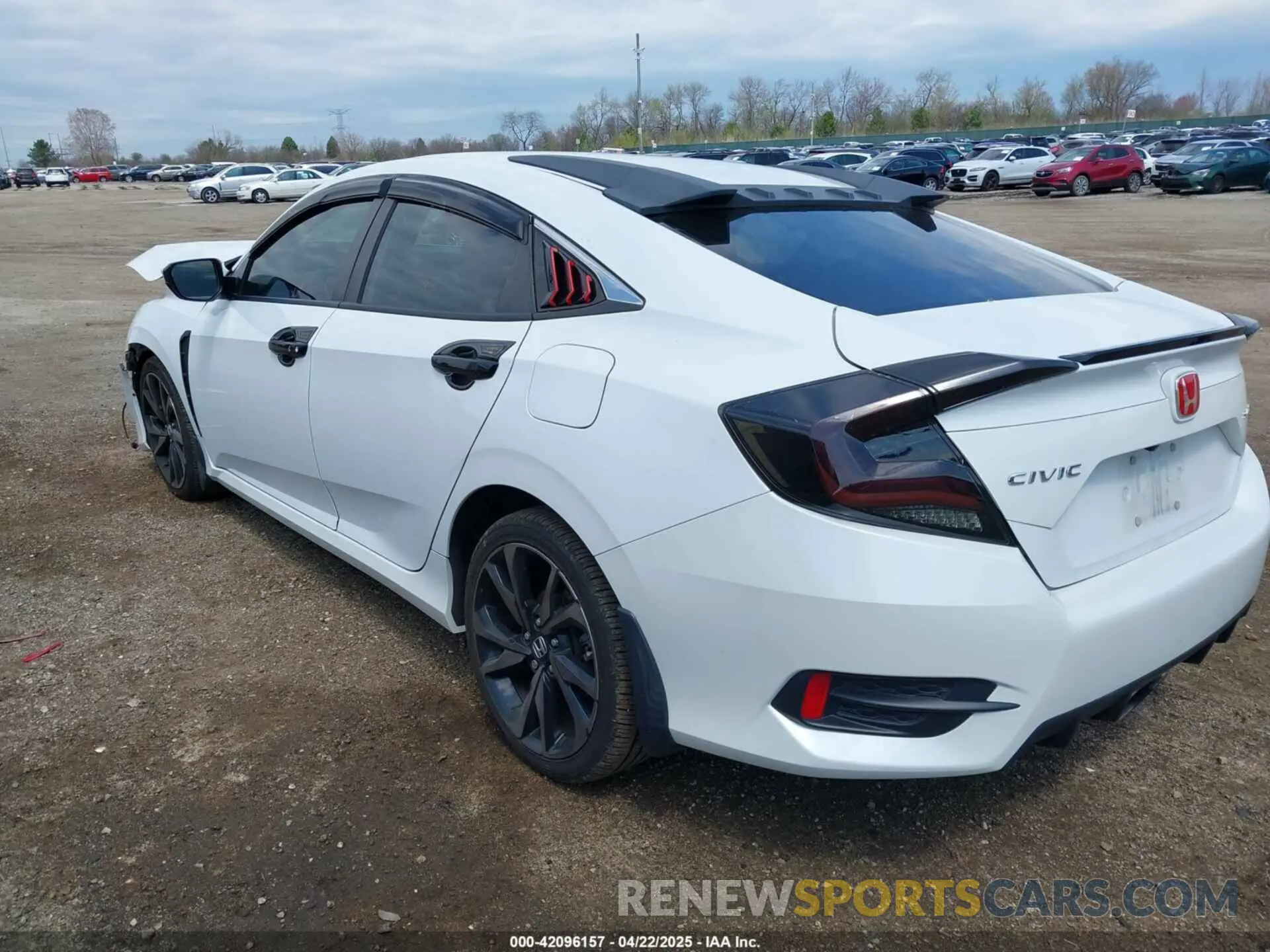 3 fotografías del automóvil dañado 2HGFC2F89LH584314 HONDA CIVIC 2020