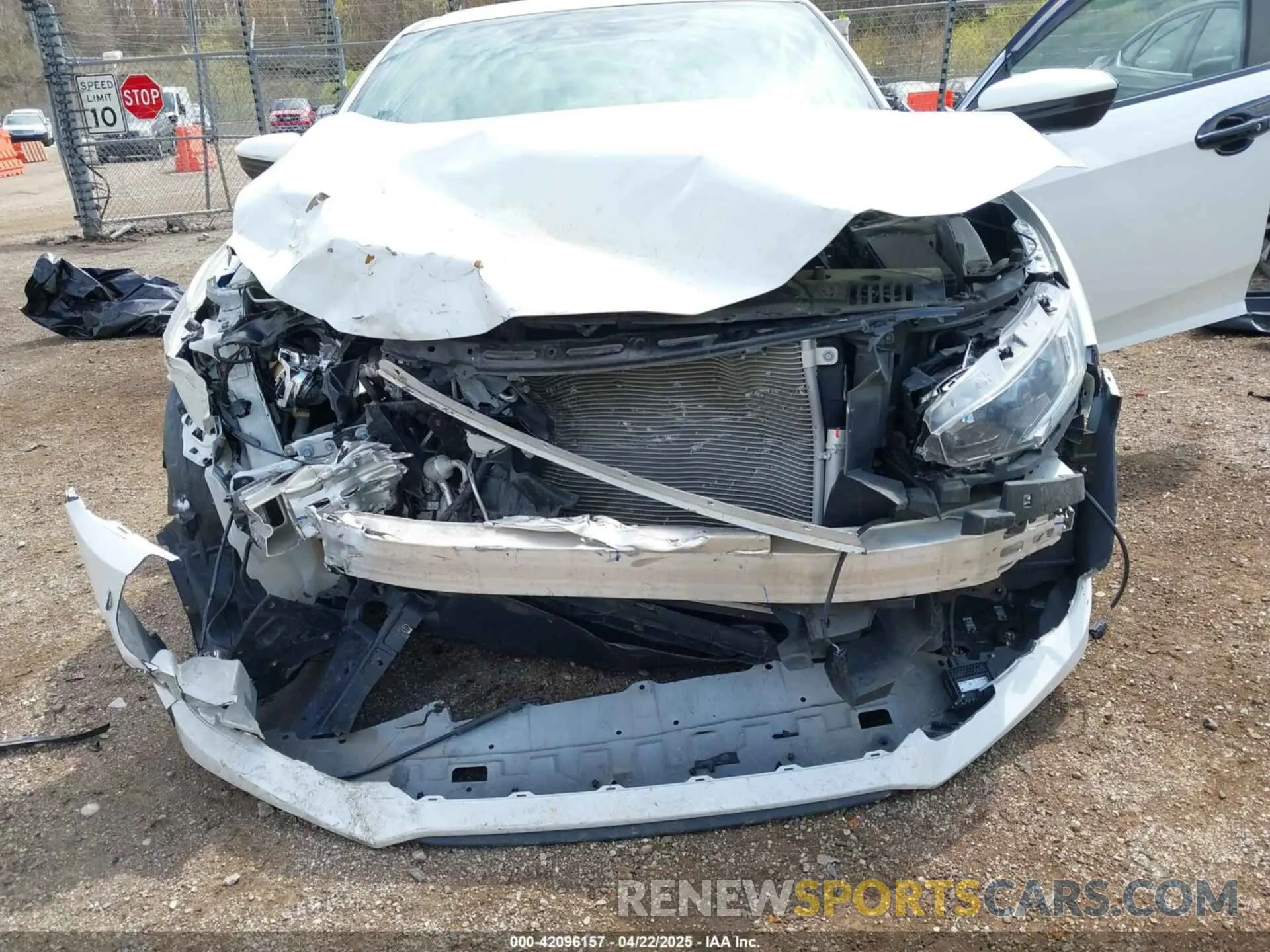 6 fotografías del automóvil dañado 2HGFC2F89LH584314 HONDA CIVIC 2020