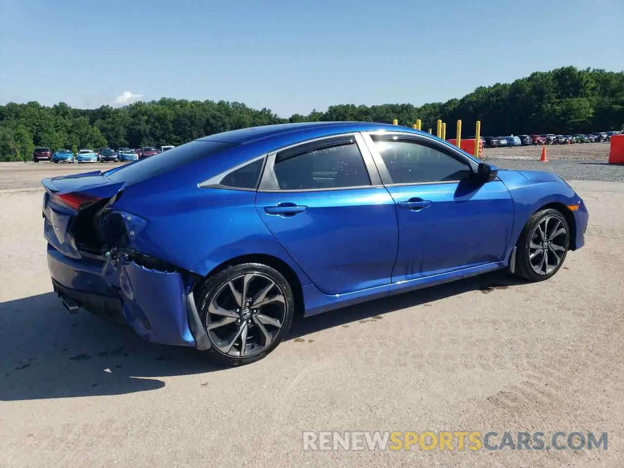 3 fotografías del automóvil dañado 2HGFC2F8XLH514496 HONDA CIVIC 2020