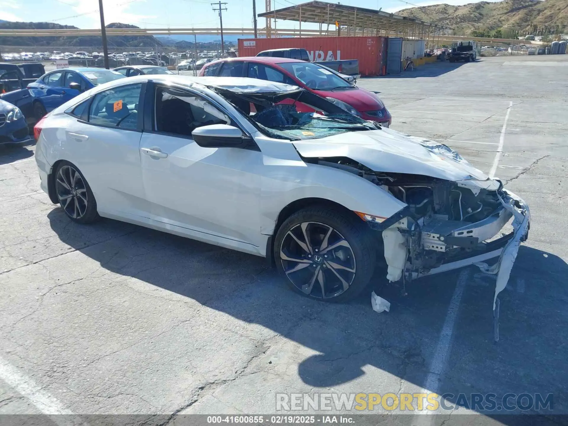 1 fotografías del automóvil dañado 2HGFC2F8XLH524641 HONDA CIVIC 2020