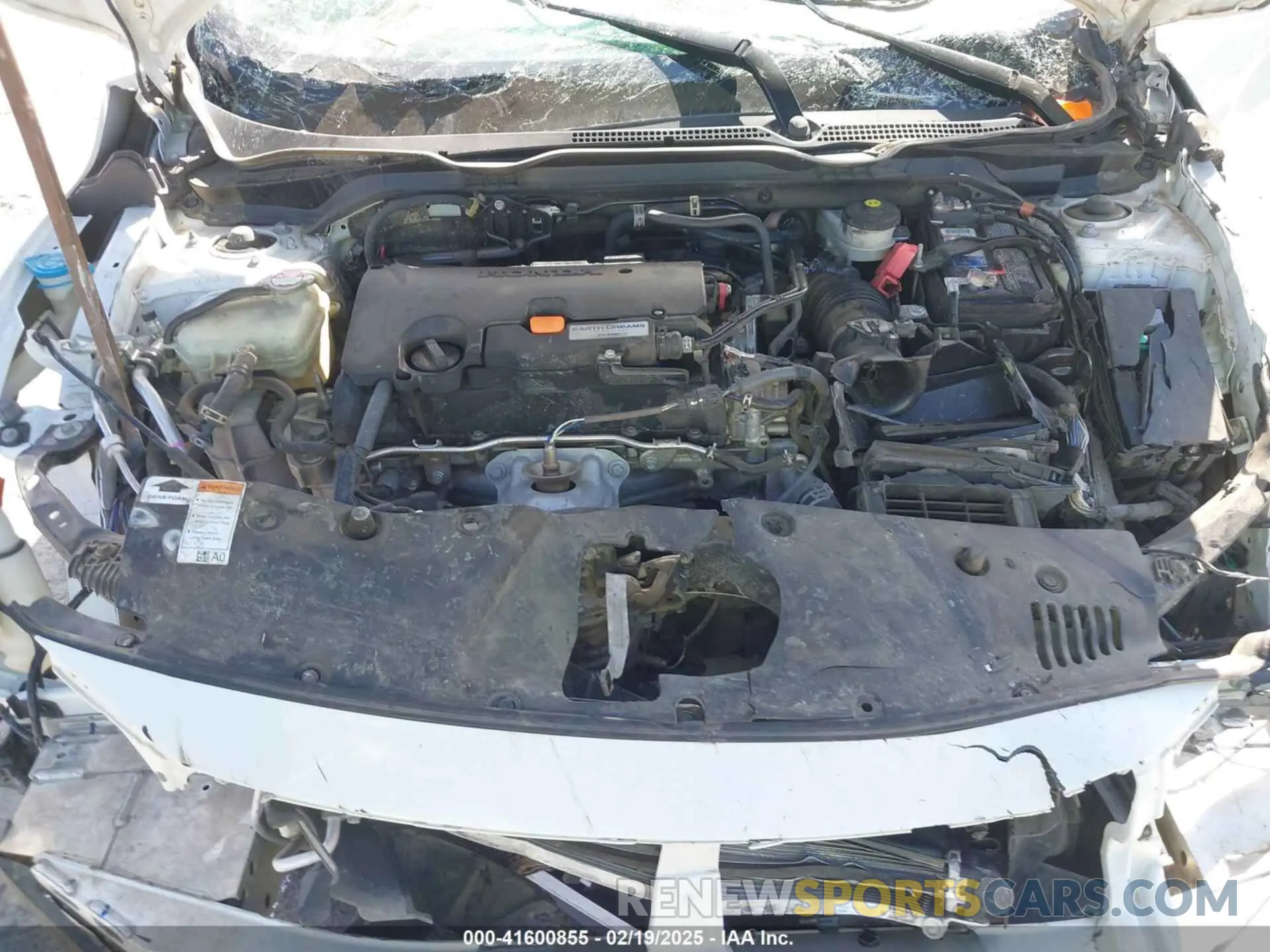 10 fotografías del automóvil dañado 2HGFC2F8XLH524641 HONDA CIVIC 2020
