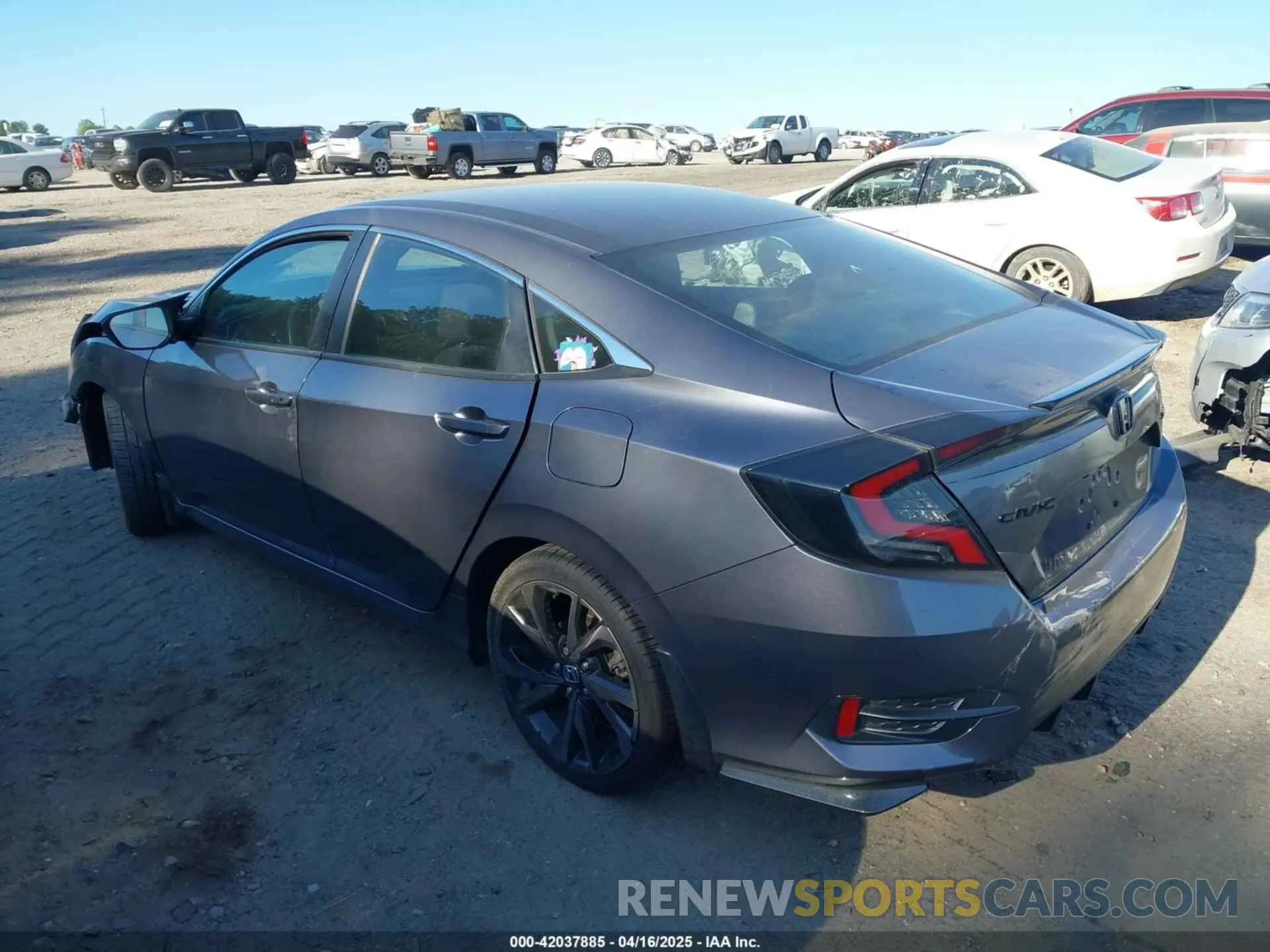 3 fotografías del automóvil dañado 2HGFC2F8XLH531749 HONDA CIVIC 2020