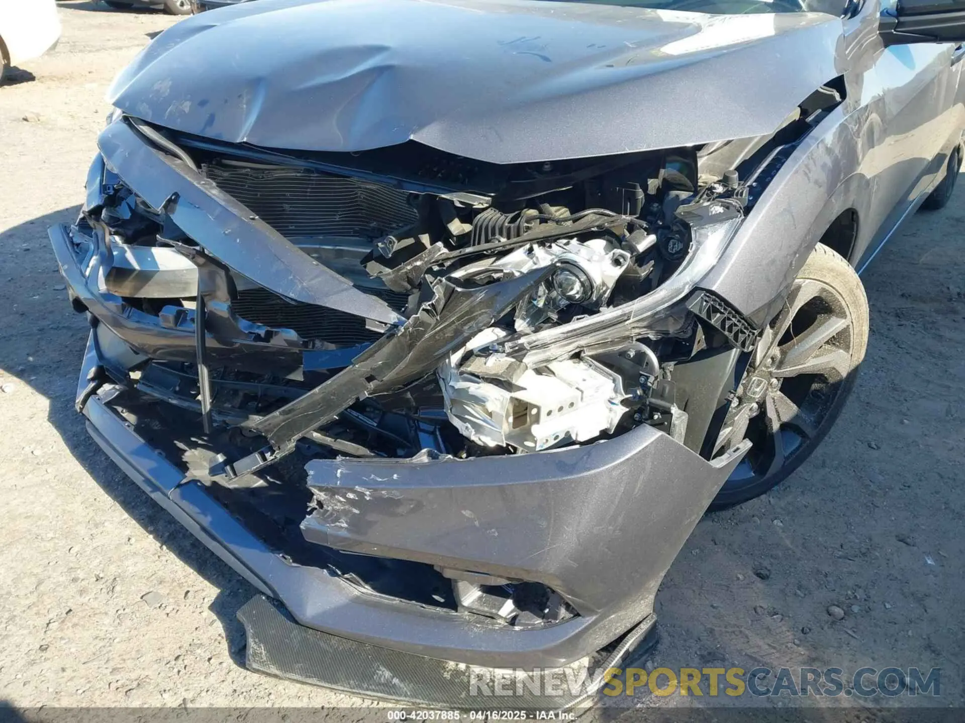 6 fotografías del automóvil dañado 2HGFC2F8XLH531749 HONDA CIVIC 2020