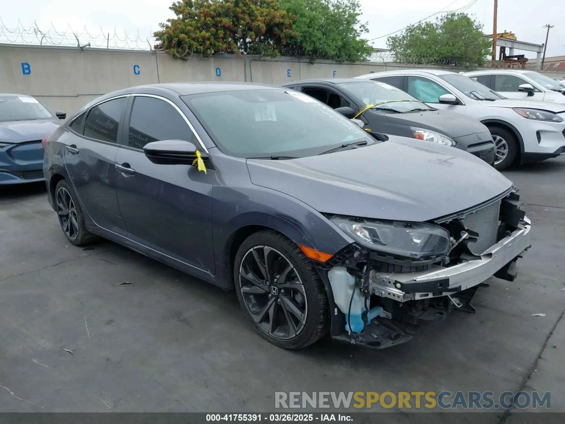 1 fotografías del automóvil dañado 2HGFC2F8XLH542265 HONDA CIVIC 2020