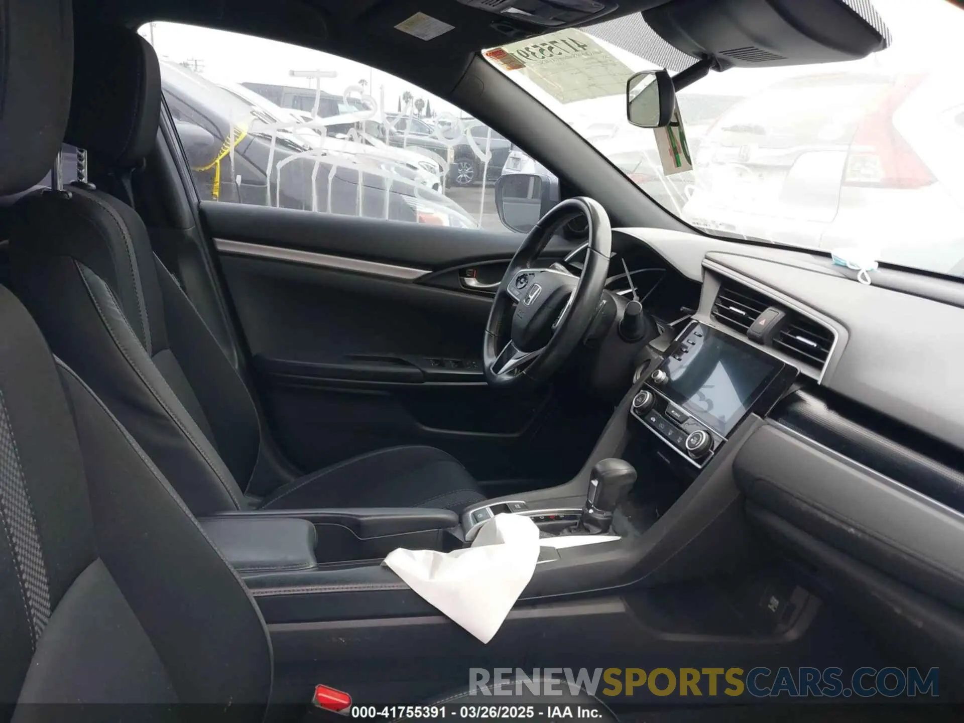 5 fotografías del automóvil dañado 2HGFC2F8XLH542265 HONDA CIVIC 2020