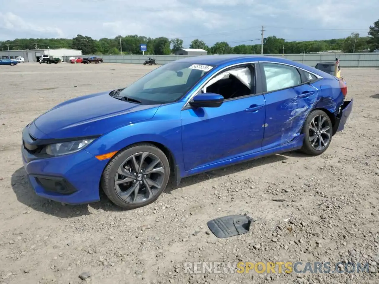 1 fotografías del automóvil dañado 2HGFC2F8XLH548874 HONDA CIVIC 2020