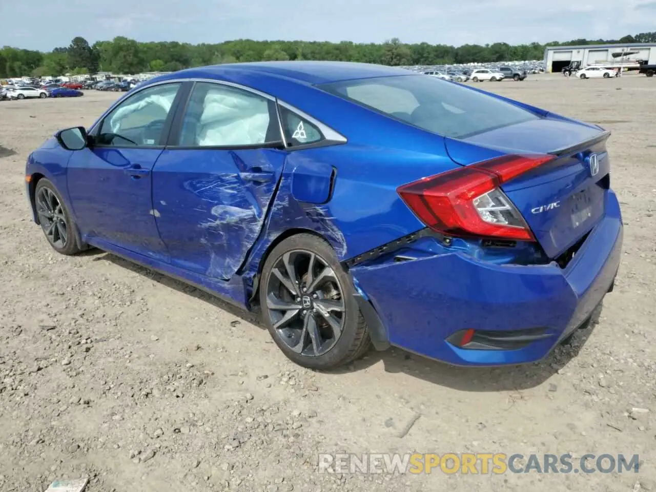 2 fotografías del automóvil dañado 2HGFC2F8XLH548874 HONDA CIVIC 2020