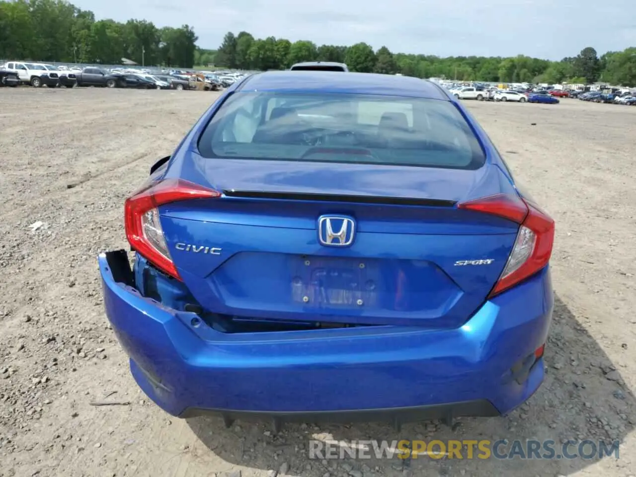 6 fotografías del automóvil dañado 2HGFC2F8XLH548874 HONDA CIVIC 2020