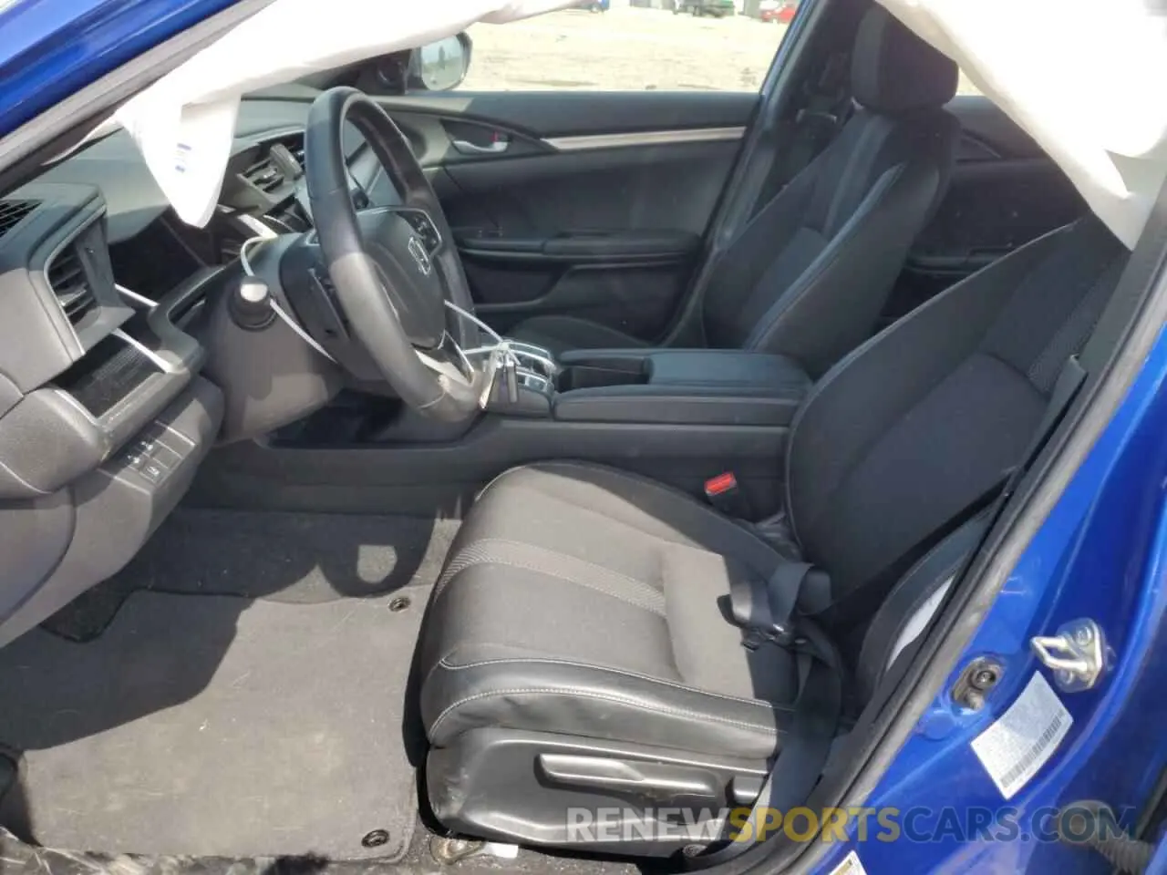 7 fotografías del automóvil dañado 2HGFC2F8XLH548874 HONDA CIVIC 2020