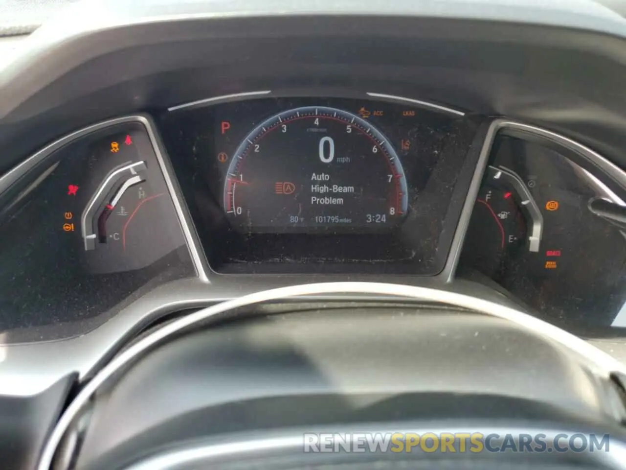 9 fotografías del automóvil dañado 2HGFC2F8XLH548874 HONDA CIVIC 2020
