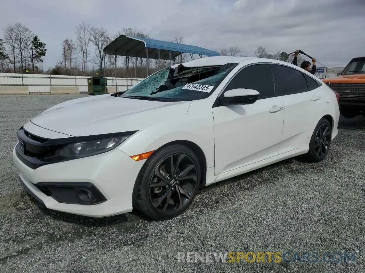 1 fotografías del automóvil dañado 2HGFC2F8XLH559616 HONDA CIVIC 2020