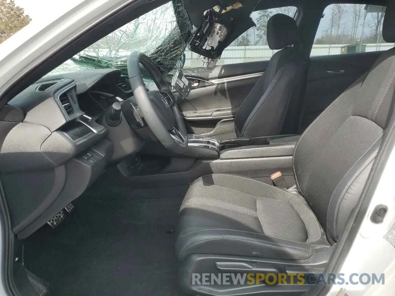 7 fotografías del automóvil dañado 2HGFC2F8XLH559616 HONDA CIVIC 2020