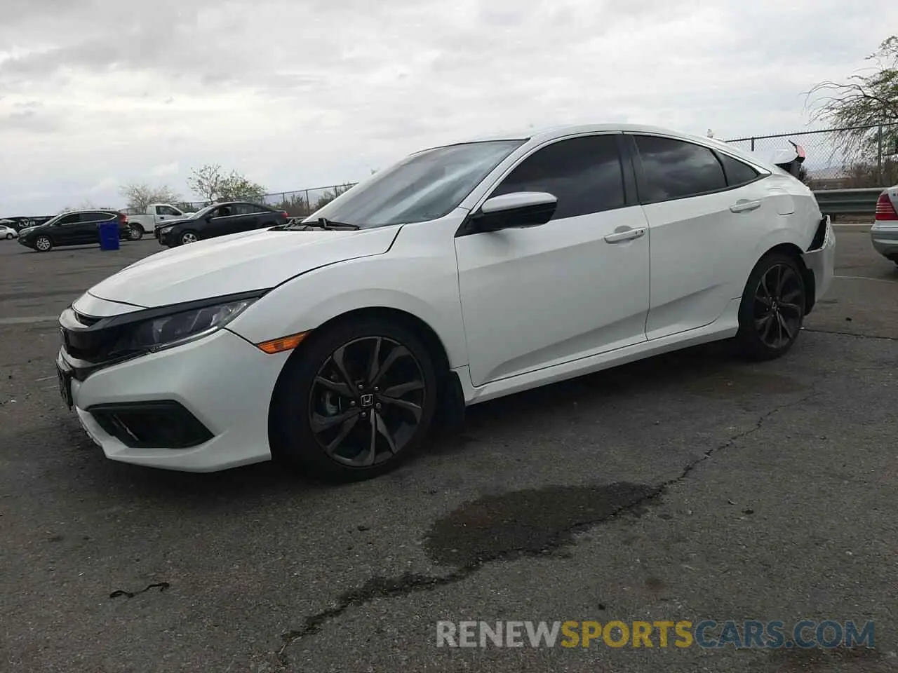 1 fotografías del automóvil dañado 2HGFC2F8XLH578845 HONDA CIVIC 2020