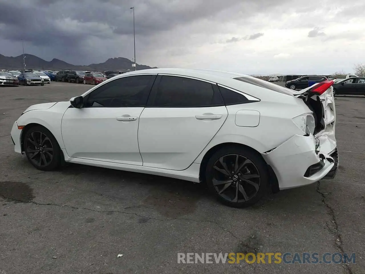 2 fotografías del automóvil dañado 2HGFC2F8XLH578845 HONDA CIVIC 2020