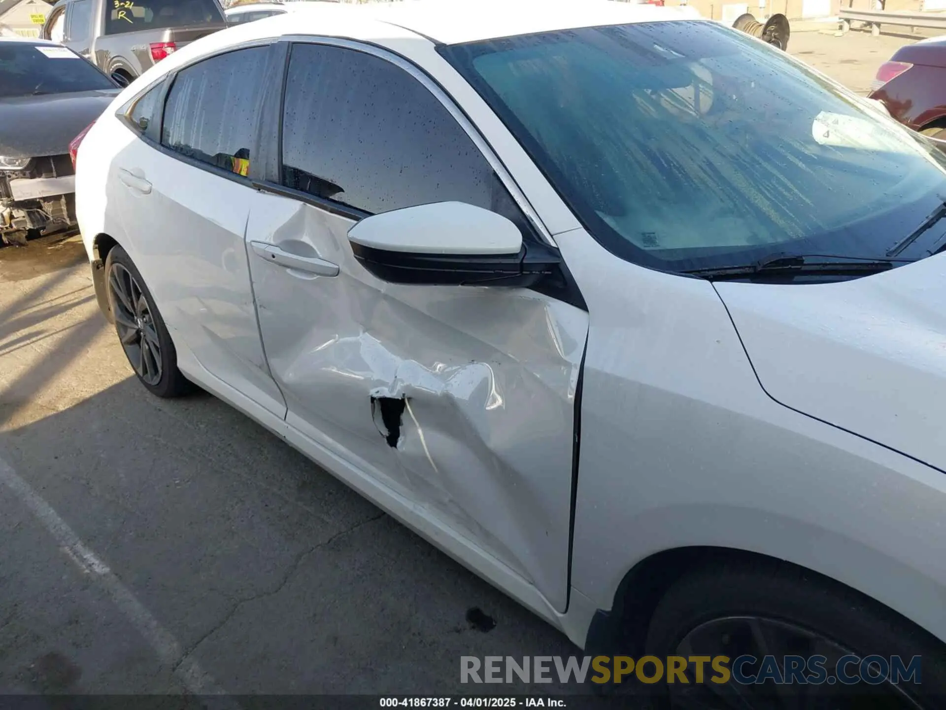 6 fotografías del automóvil dañado 2HGFC2F8XLH584256 HONDA CIVIC 2020
