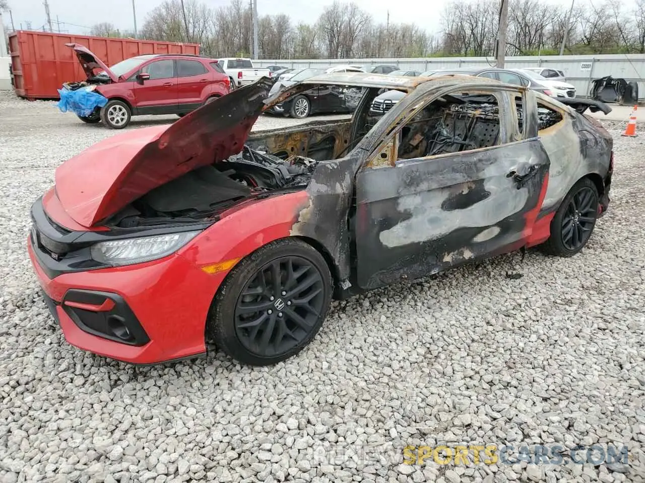 1 fotografías del automóvil dañado 2HGFC3A50LH752764 HONDA CIVIC 2020