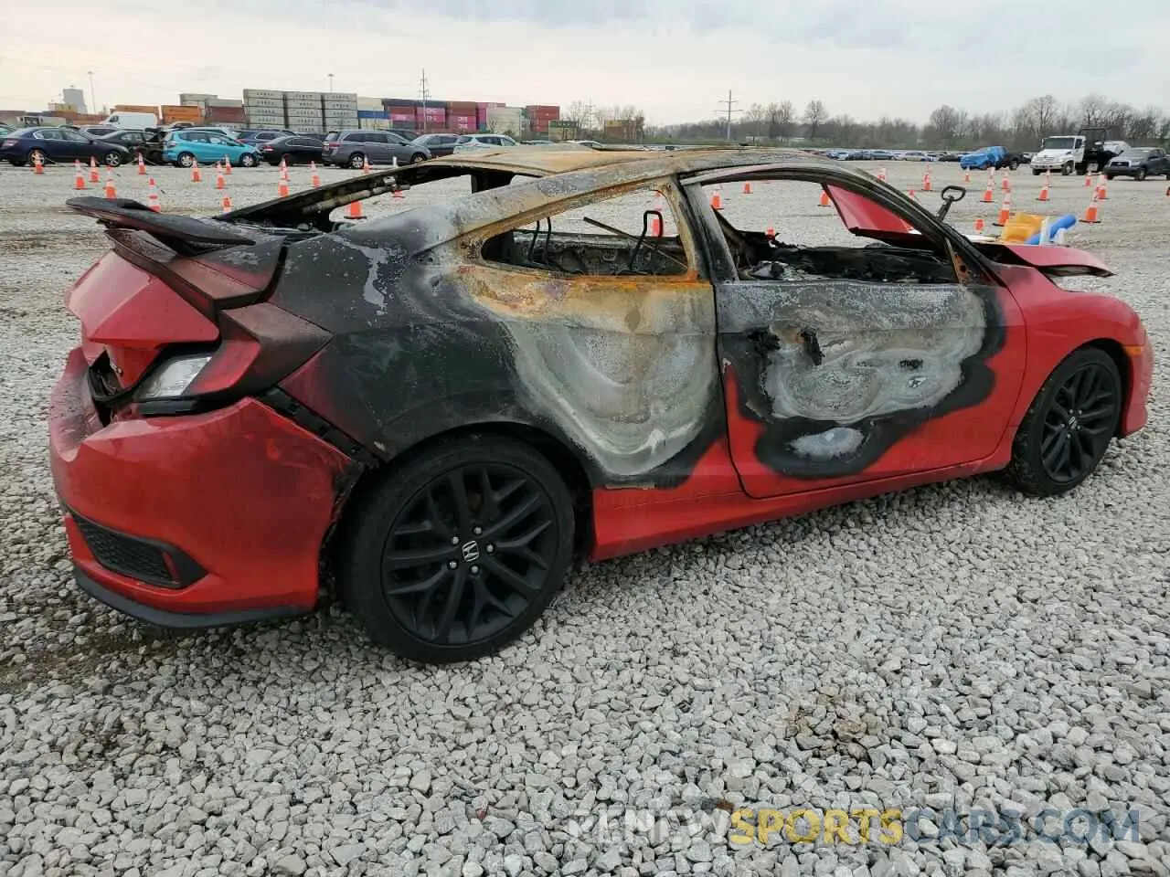 3 fotografías del automóvil dañado 2HGFC3A50LH752764 HONDA CIVIC 2020