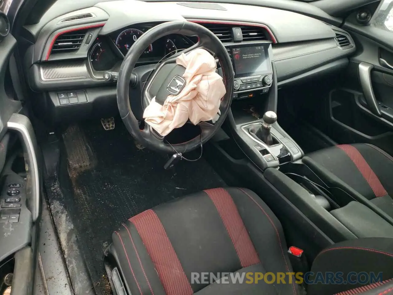 8 fotografías del automóvil dañado 2HGFC3A51LH754314 HONDA CIVIC 2020