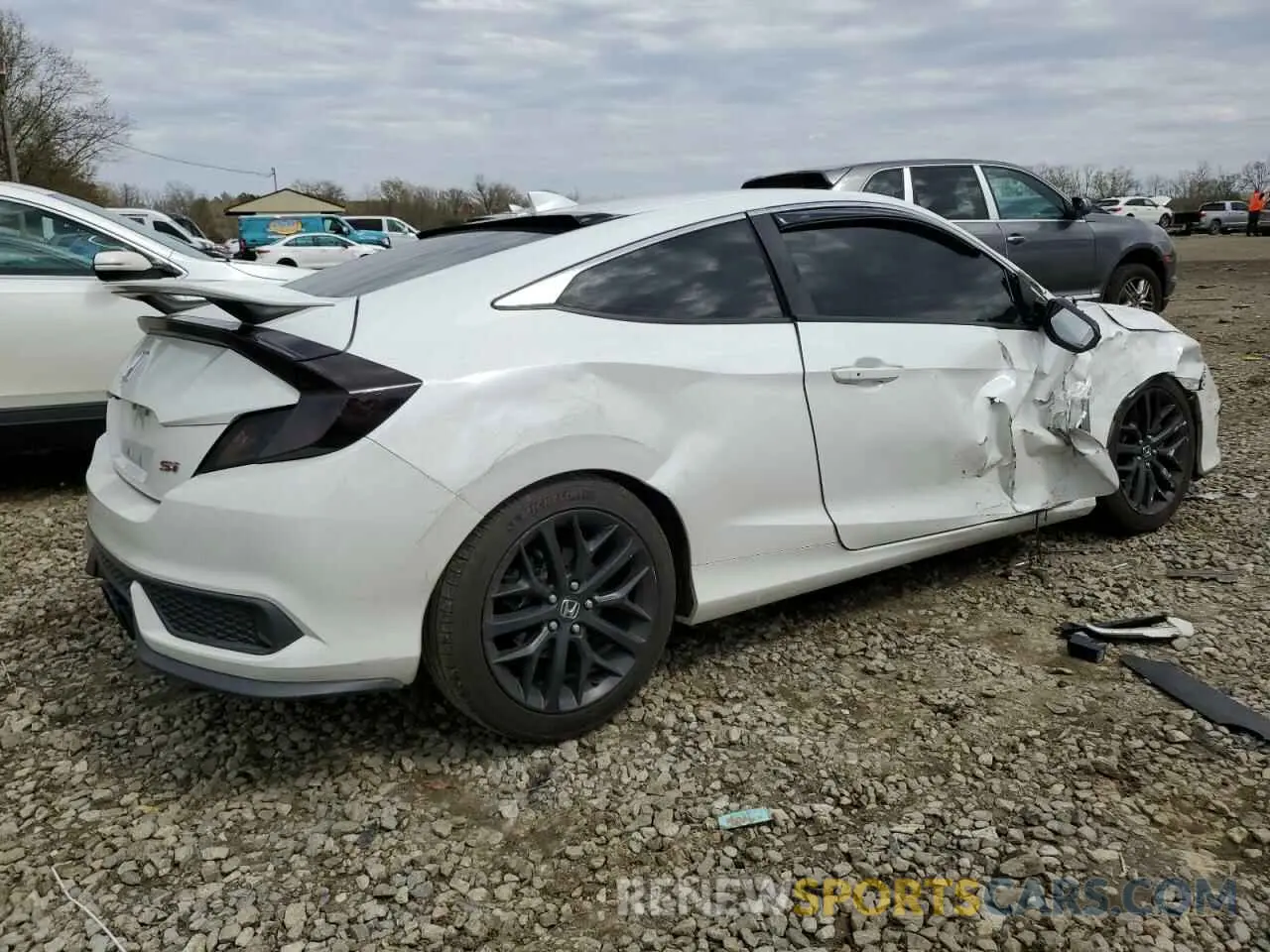 3 fotografías del automóvil dañado 2HGFC3A52LH751244 HONDA CIVIC 2020