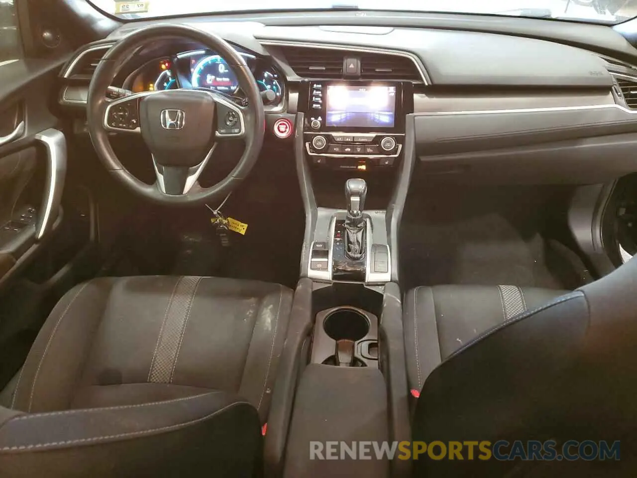 8 fotografías del automóvil dañado 2HGFC3B38LH351234 HONDA CIVIC 2020