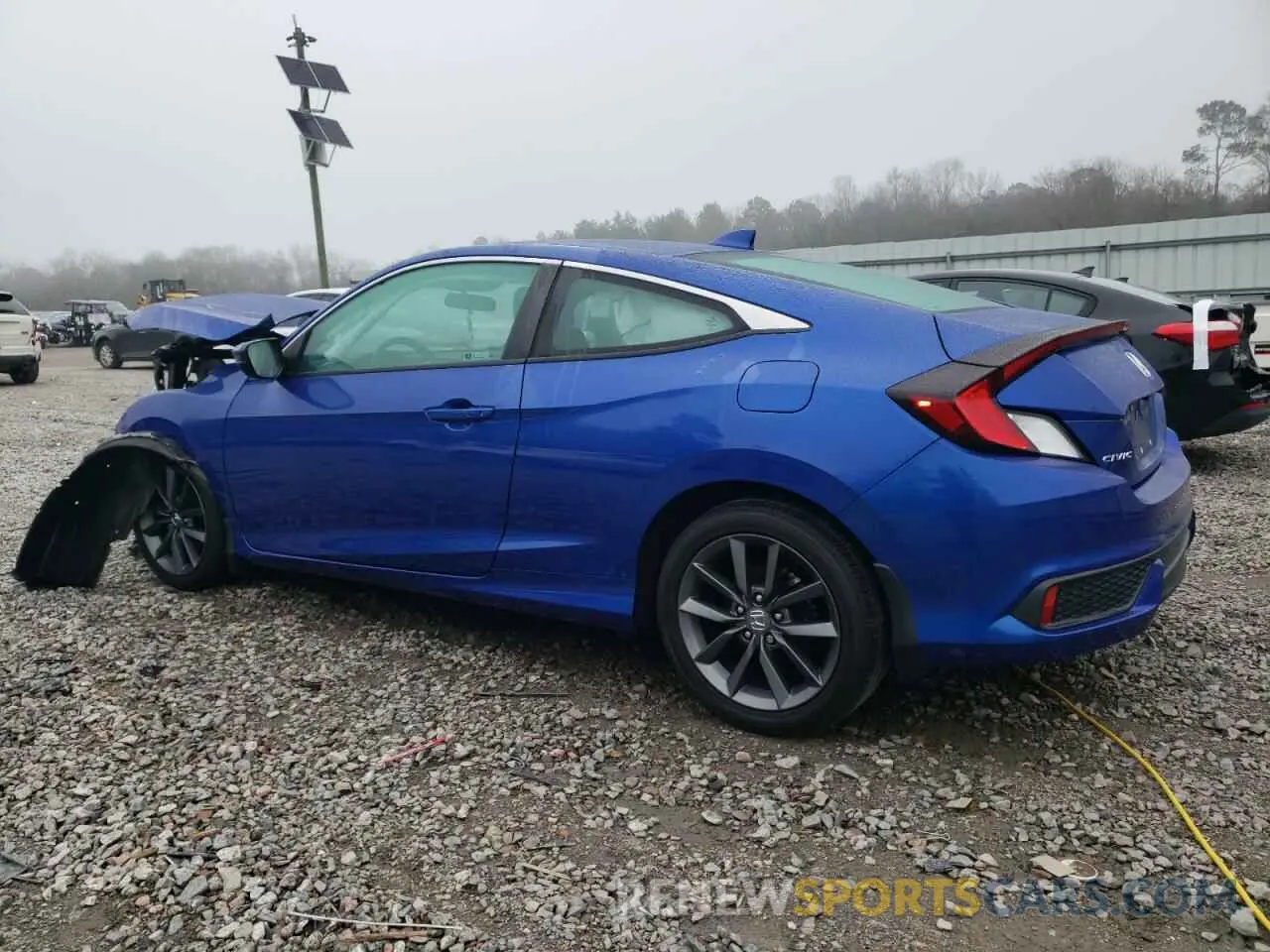 2 fotografías del automóvil dañado 2HGFC3B39LH352053 HONDA CIVIC 2020