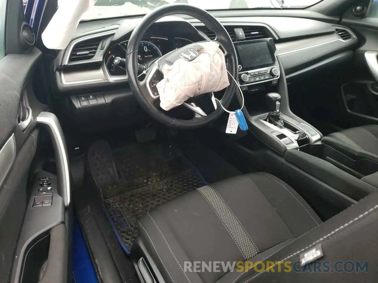 8 fotografías del automóvil dañado 2HGFC3B39LH352053 HONDA CIVIC 2020