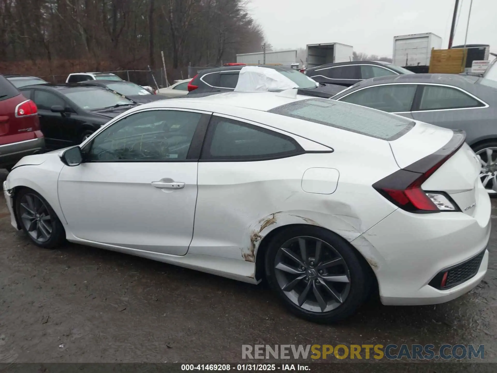 14 fotografías del automóvil dañado 2HGFC3B39LH352621 HONDA CIVIC 2020