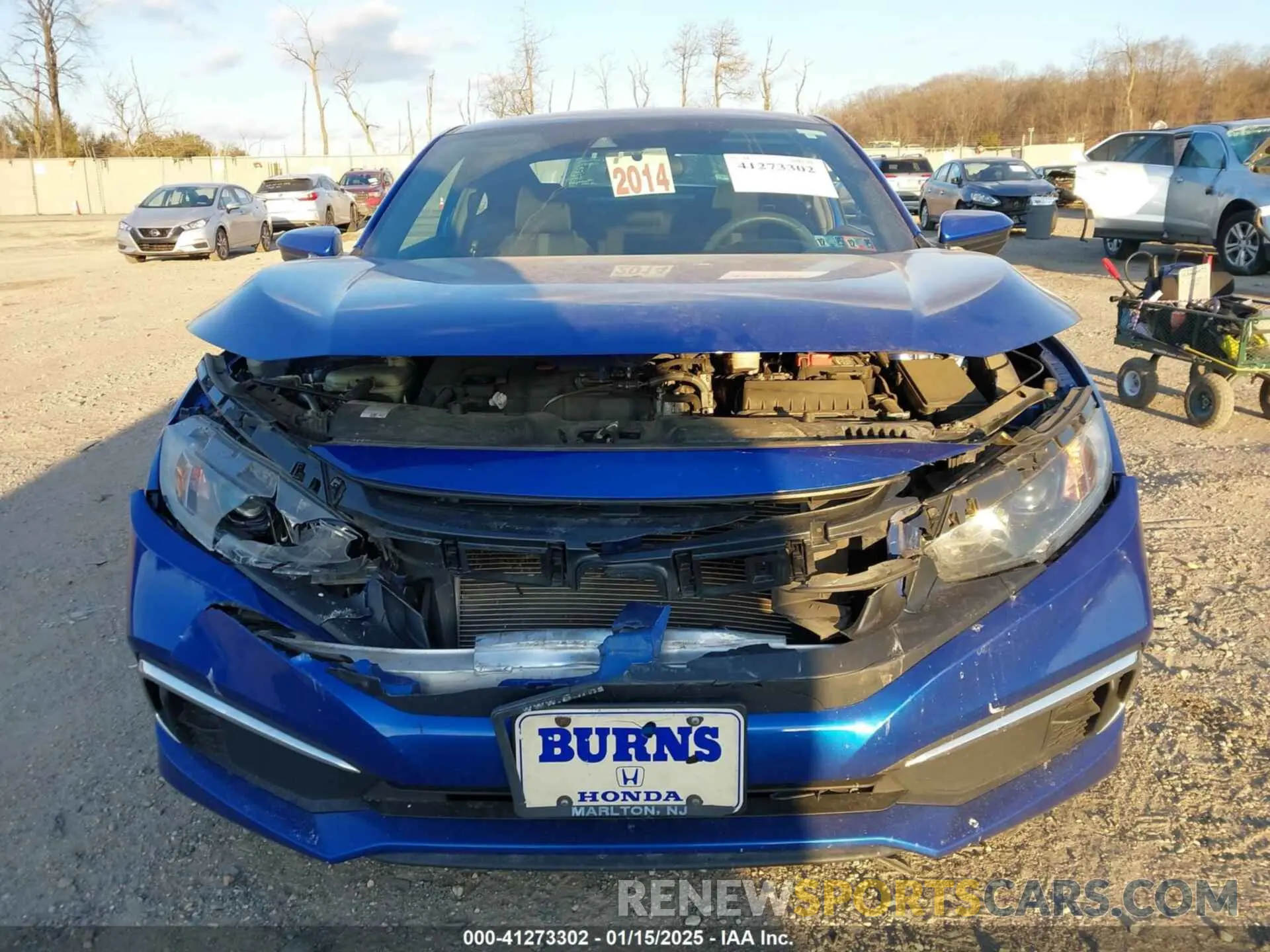 12 fotografías del automóvil dañado 2HGFC4B62LH302899 HONDA CIVIC 2020