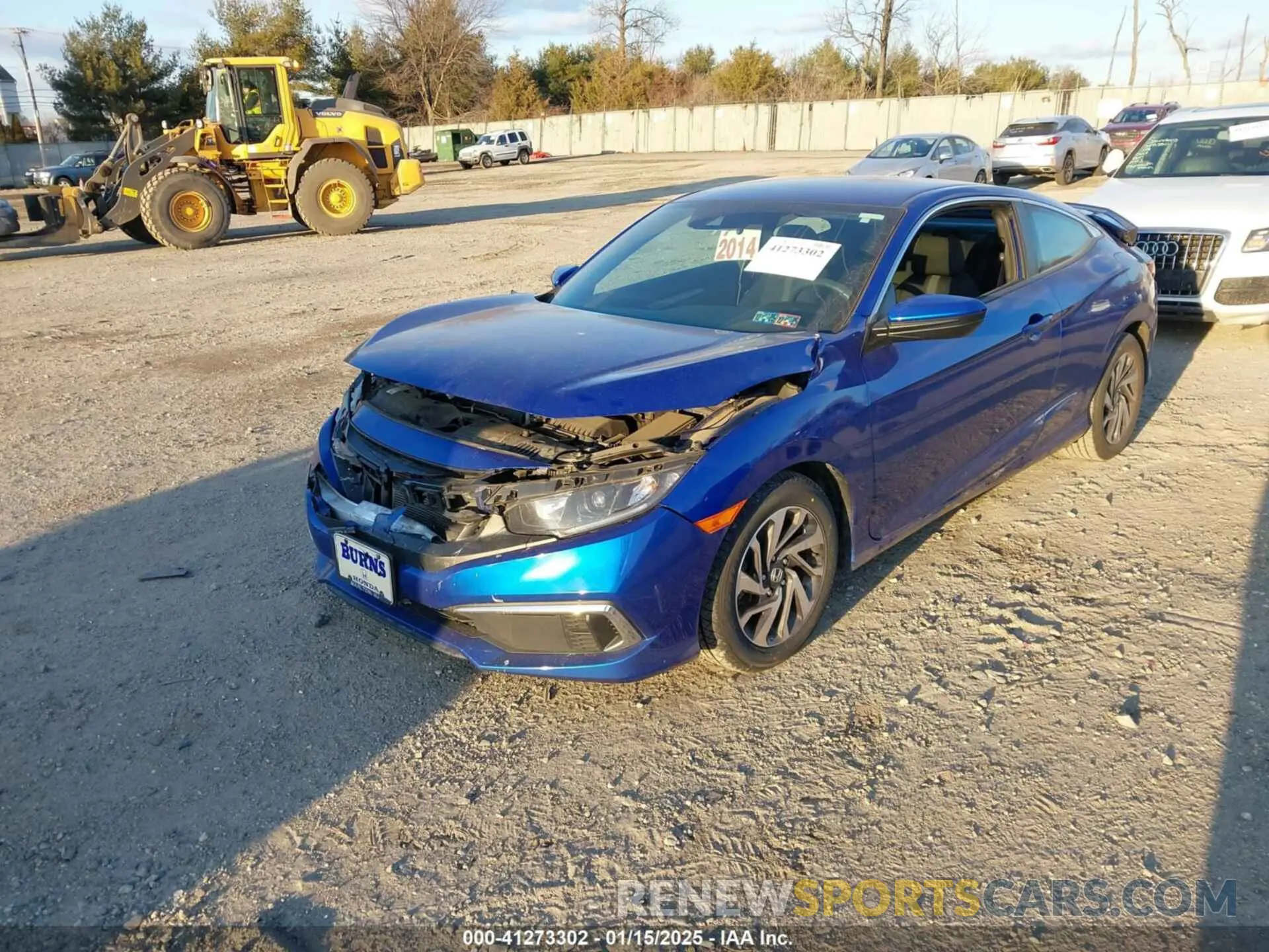2 fotografías del automóvil dañado 2HGFC4B62LH302899 HONDA CIVIC 2020