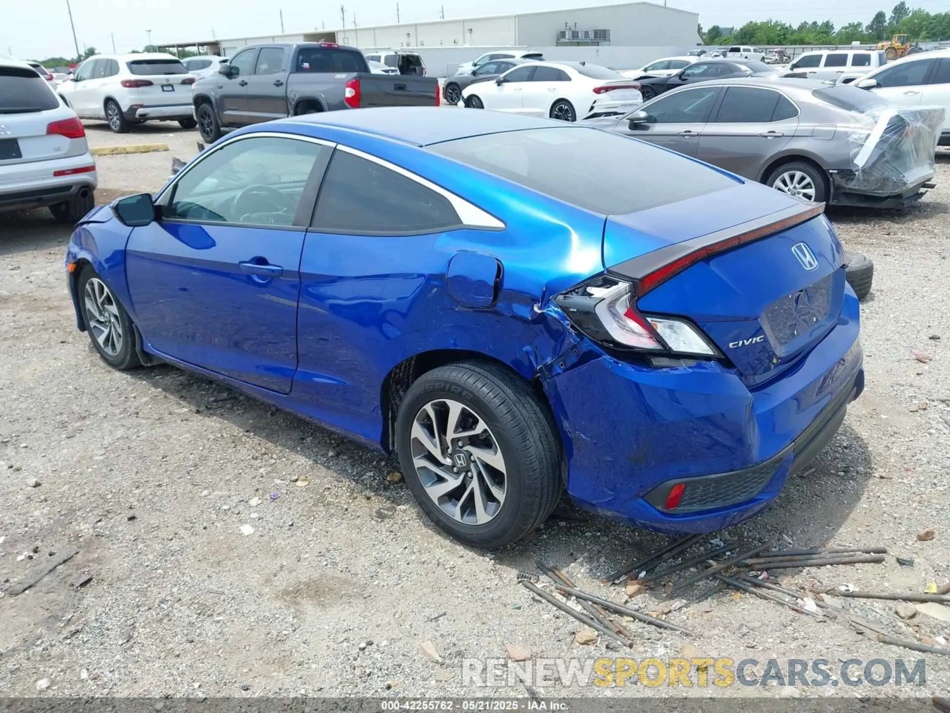 3 fotografías del automóvil dañado 2HGFC4B67LH302896 HONDA CIVIC 2020