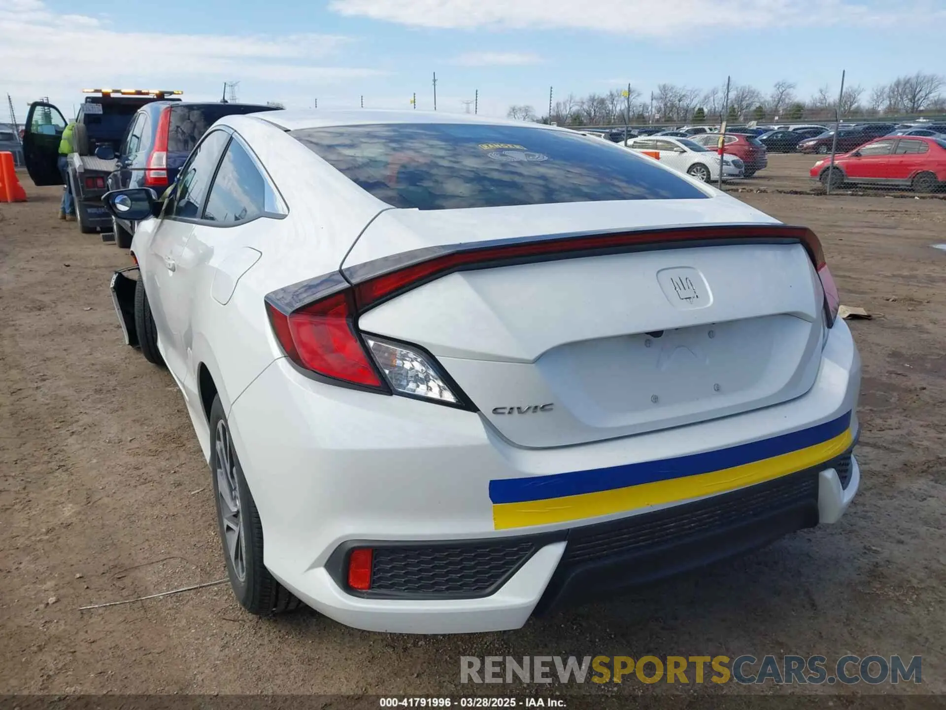 3 fotografías del automóvil dañado 2HGFC4B67LH305295 HONDA CIVIC 2020