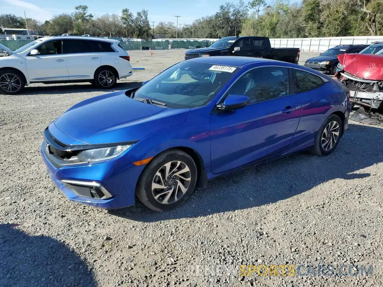 1 fotografías del automóvil dañado 2HGFC4B6XLH300060 HONDA CIVIC 2020