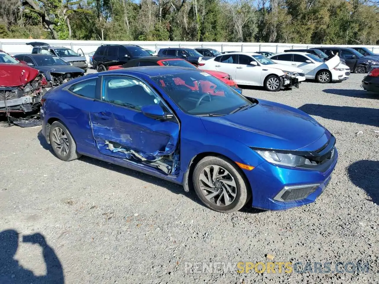 4 fotografías del automóvil dañado 2HGFC4B6XLH300060 HONDA CIVIC 2020