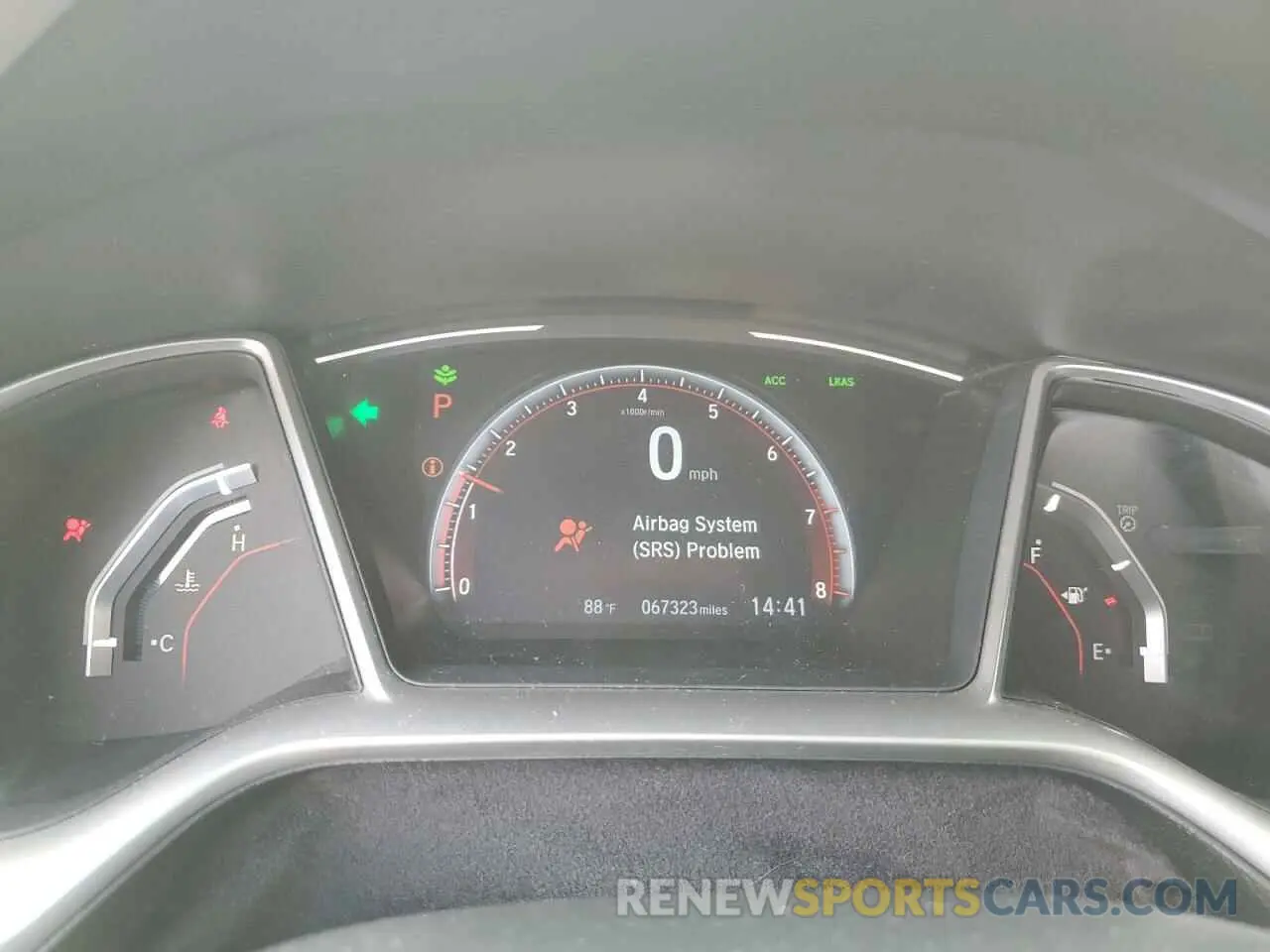 9 fotografías del automóvil dañado 2HGFC4B86LH304656 HONDA CIVIC 2020
