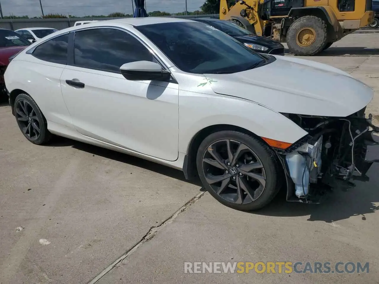 4 fotografías del automóvil dañado 2HGFC4B89LH303582 HONDA CIVIC 2020