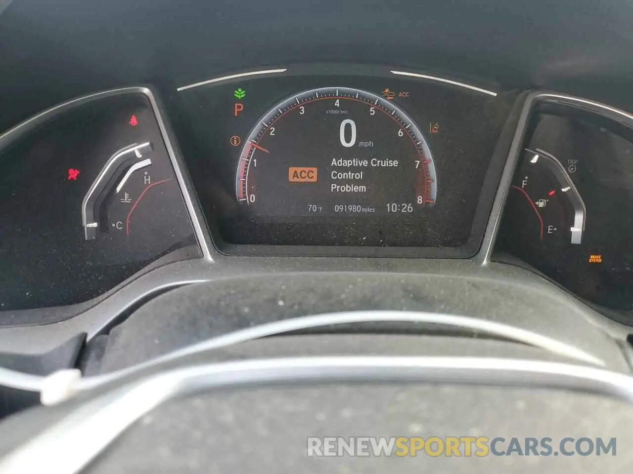 9 fotografías del automóvil dañado 2HGFC4B89LH303582 HONDA CIVIC 2020