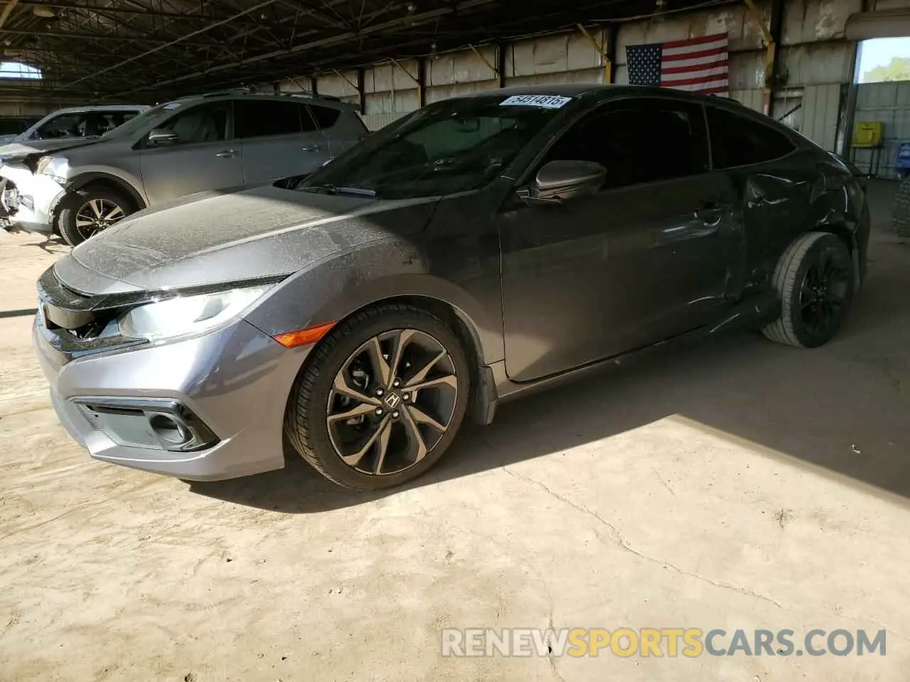 1 fotografías del automóvil dañado 2HGFC4B8XLH300710 HONDA CIVIC 2020