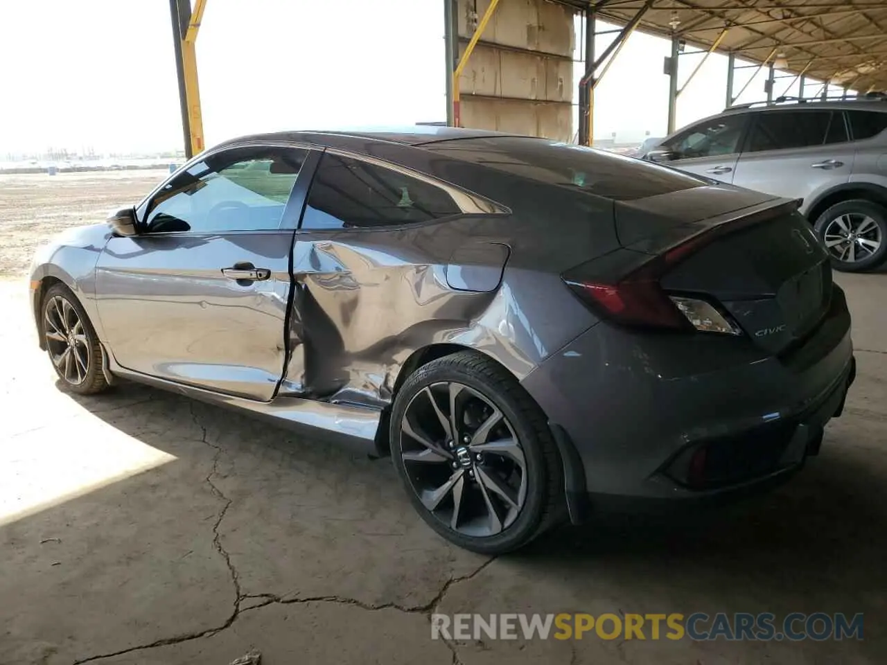 2 fotografías del automóvil dañado 2HGFC4B8XLH300710 HONDA CIVIC 2020
