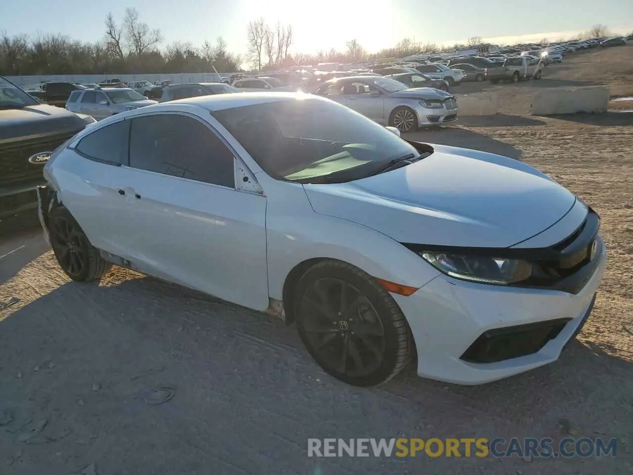 4 fotografías del automóvil dañado 2HGFC4B8XLH301341 HONDA CIVIC 2020
