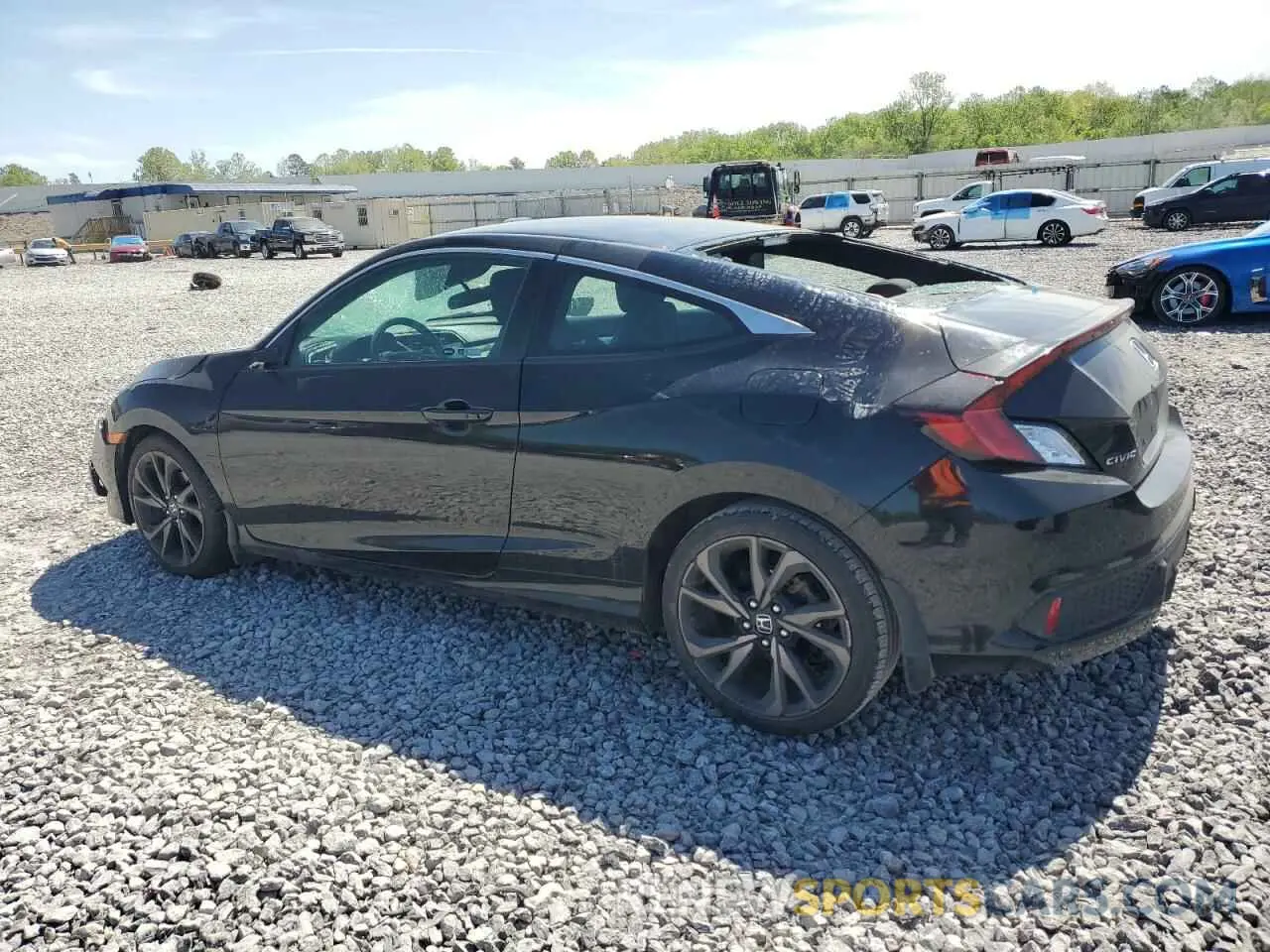 2 fotografías del automóvil dañado 2HGFC4B8XLH305275 HONDA CIVIC 2020