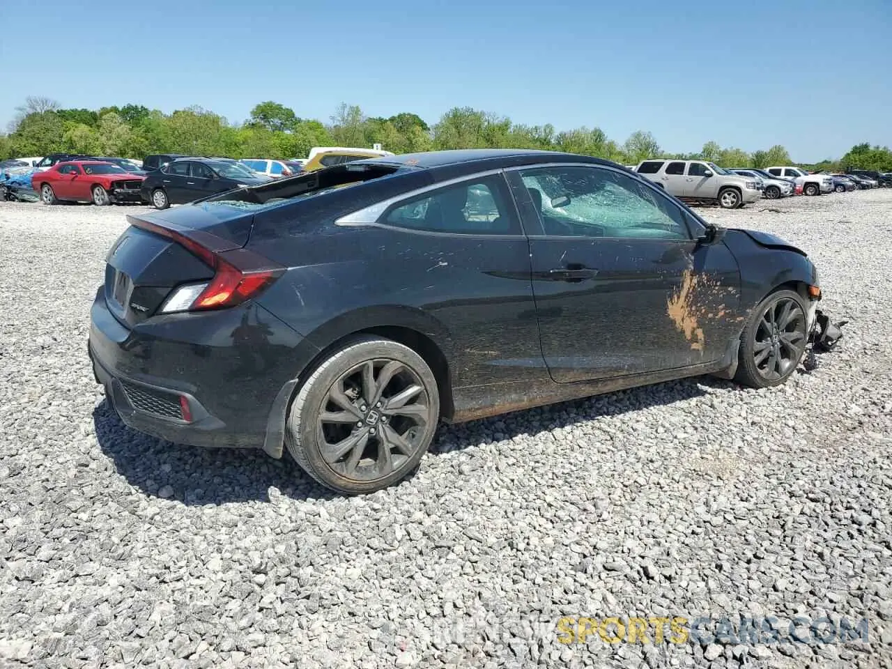 3 fotografías del automóvil dañado 2HGFC4B8XLH305275 HONDA CIVIC 2020