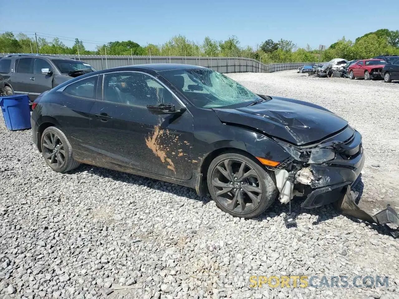 4 fotografías del automóvil dañado 2HGFC4B8XLH305275 HONDA CIVIC 2020