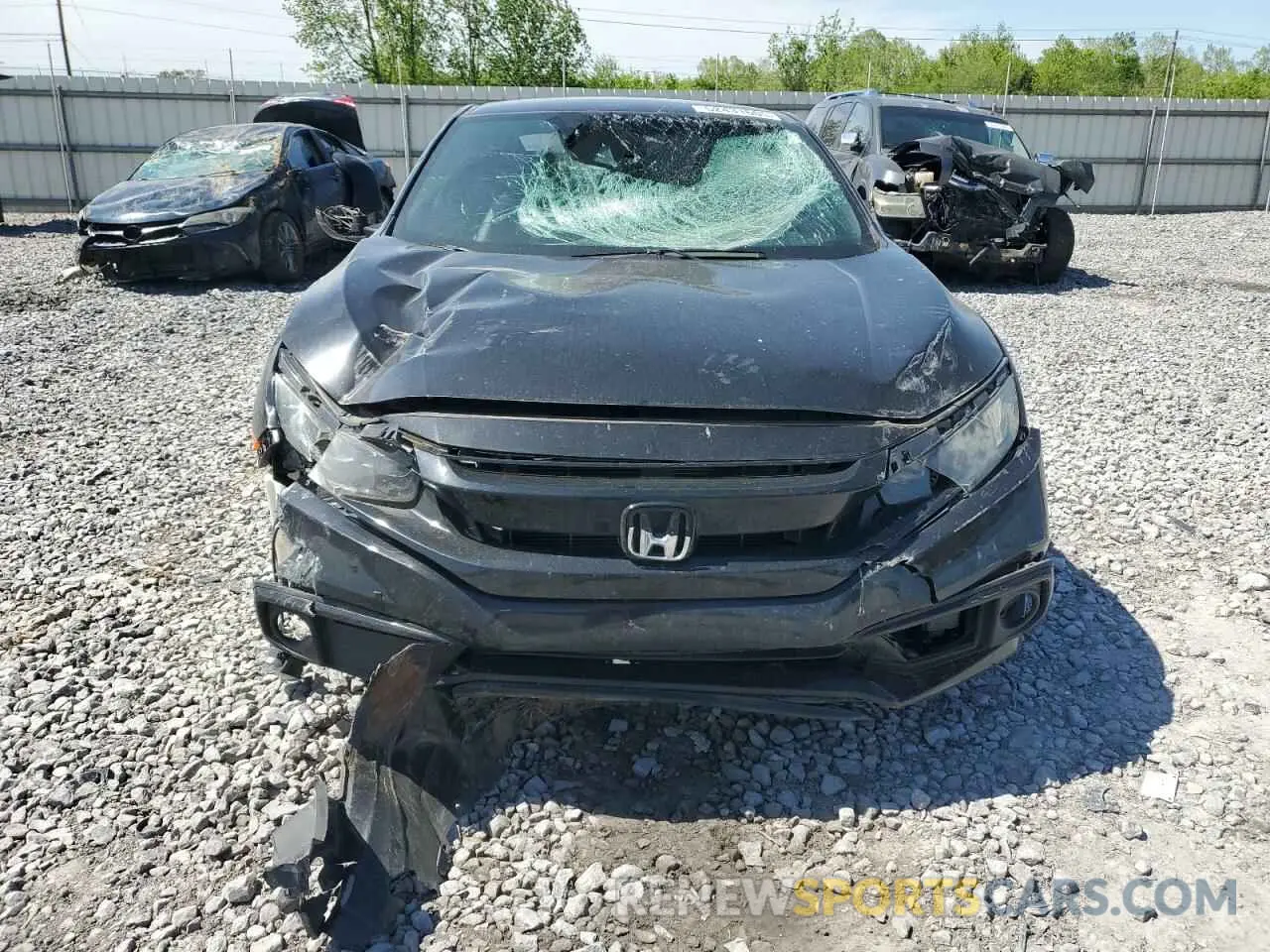 5 fotografías del automóvil dañado 2HGFC4B8XLH305275 HONDA CIVIC 2020