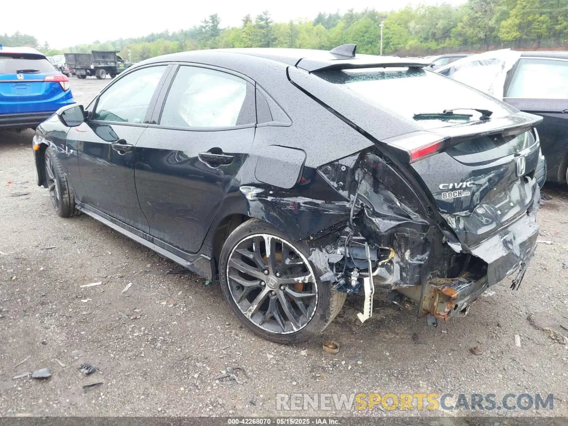 3 fotografías del automóvil dañado SHHFK7G41LU213520 HONDA CIVIC 2020