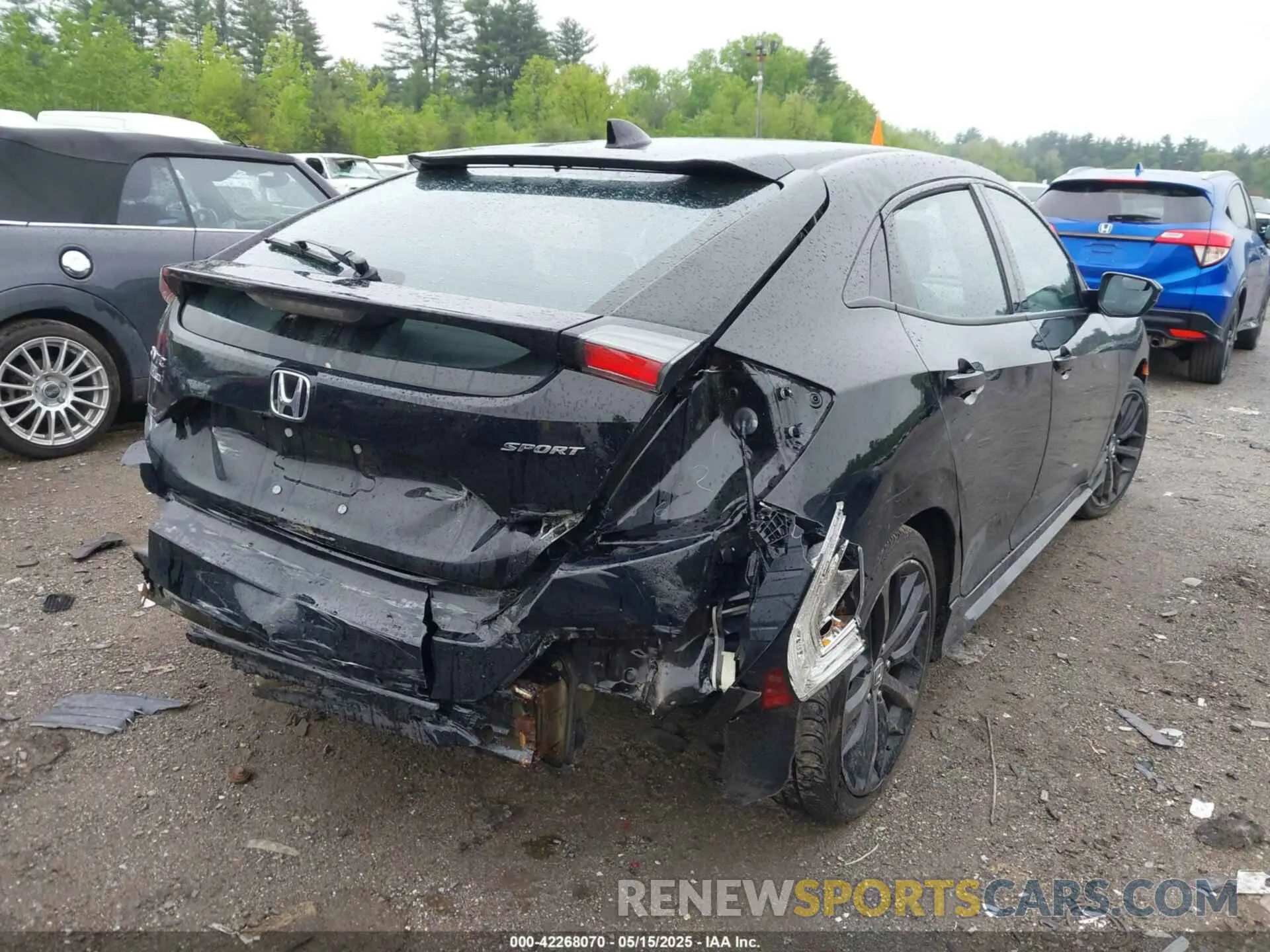 4 fotografías del automóvil dañado SHHFK7G41LU213520 HONDA CIVIC 2020