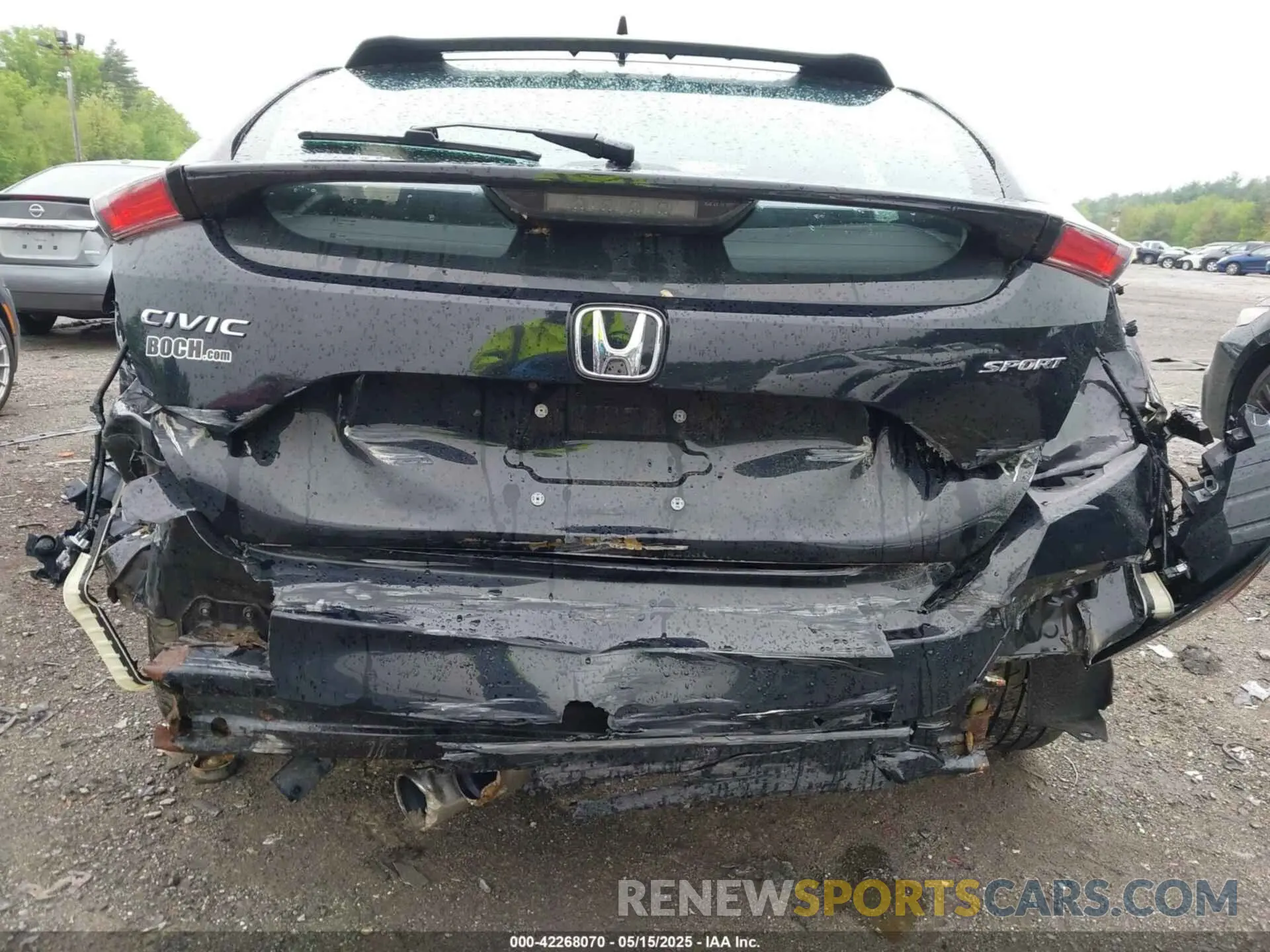 6 fotografías del automóvil dañado SHHFK7G41LU213520 HONDA CIVIC 2020